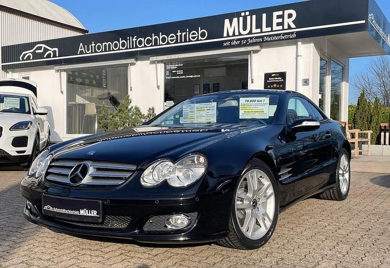 Schwarz Gebraucht 2008 Mercedes SL350 Cabrio | 29.900 € (Teuer) - Bild 1/4