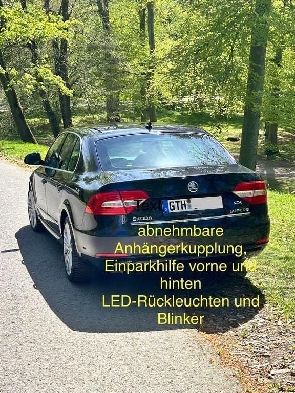 Brugt Skoda Superb Elegance 160 HK (117 kW) 2014 Sort Sedan
