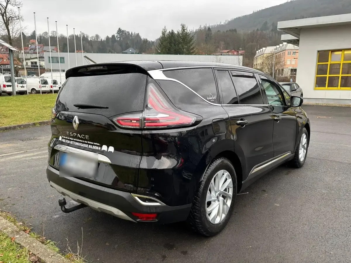 Gebraucht Renault Espace 170 PS (125 kW) 2017 Schwarz Van / Kleinbus