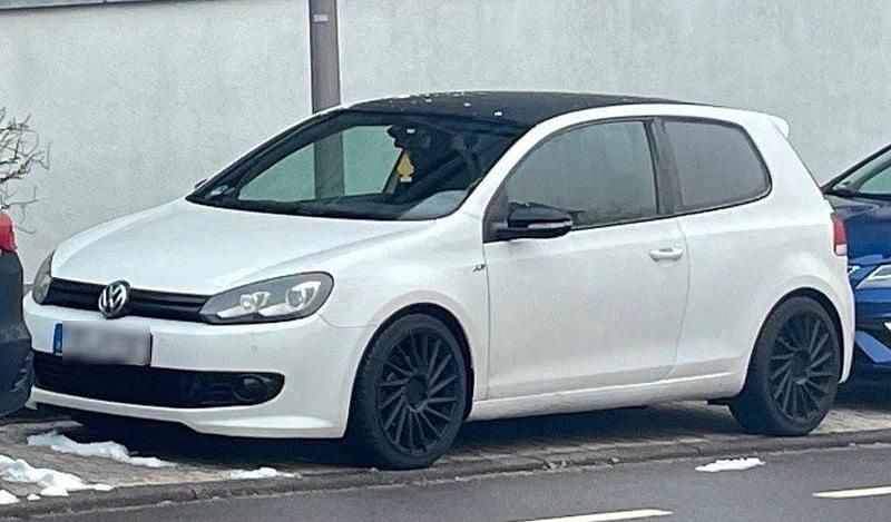 Gebraucht VW Golf VI R-line 110 PS (80 kW) 2009 Weiß Kleinwagen