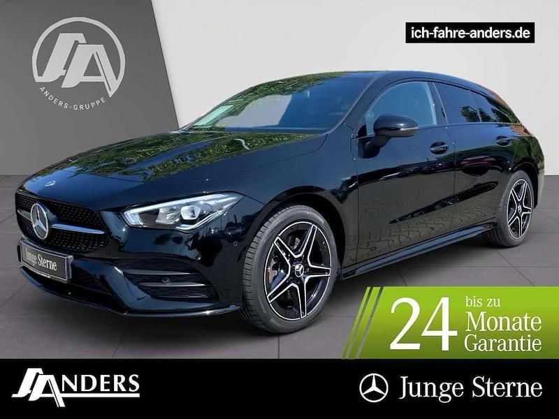 Nachtschwarz Gebraucht 2021 Mercedes CLA250e Shooting Brake AMG Kombi | 25.194 € (Guter Preis) - Bild 1/3