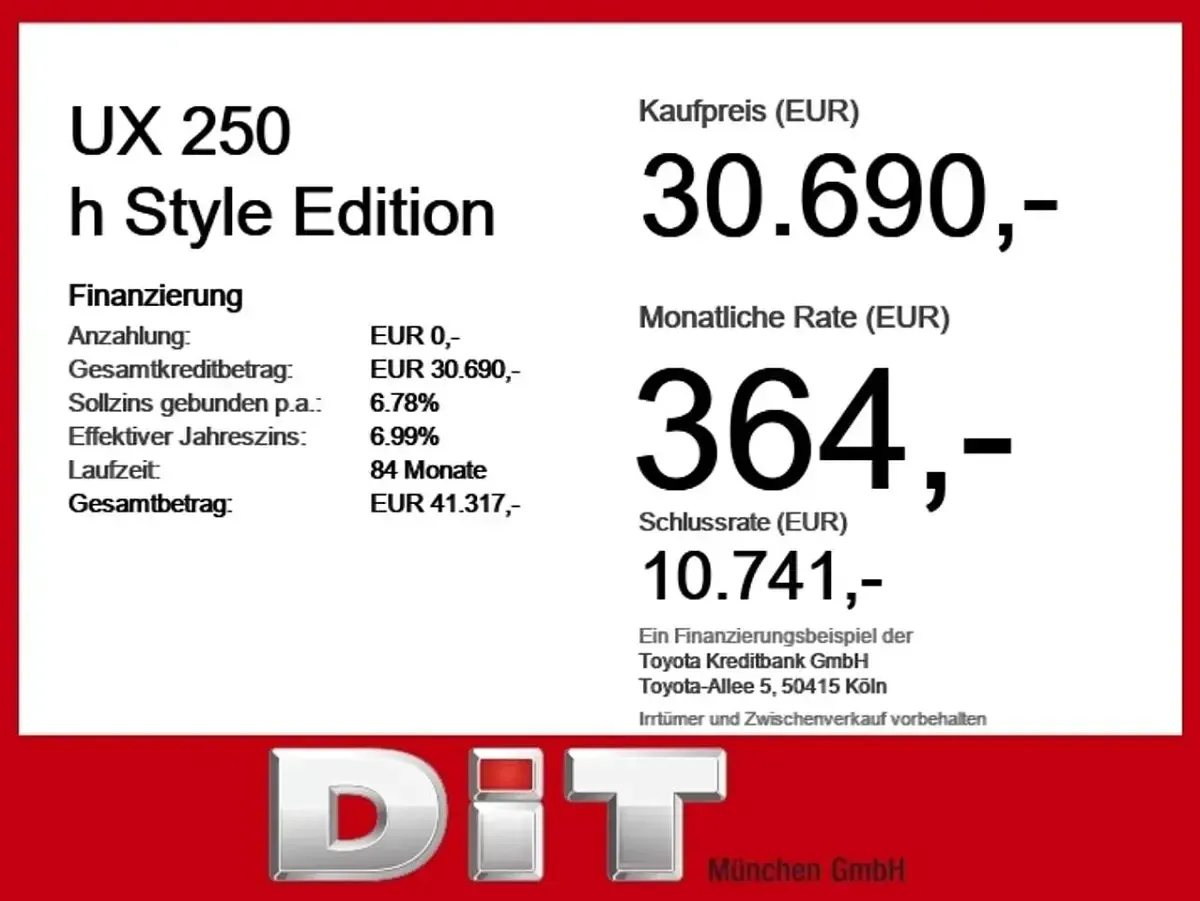 Gebraucht Lexus UX 250h 184 PS (135 kW) 2023 Terrane khaki SUV