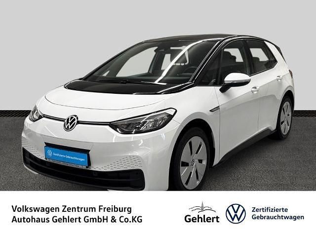 Weiss Gebraucht 2021 VW ID.3 Life Kleinwagen | 21.900 € (Fairer Preis) - Bild 1/4