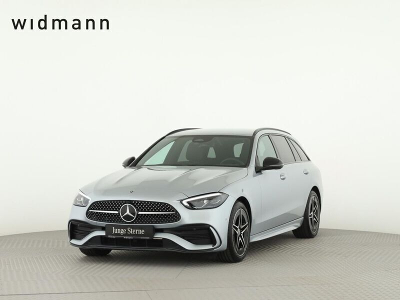 Metalliclack hightechsilber Gebraucht 2024 Mercedes C300 Advanced Plus Kombi | 47.850 € (Fairer Preis) - Bild 1/4