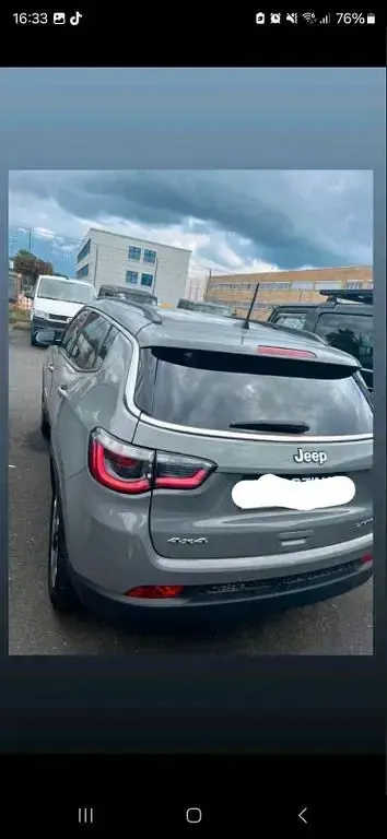 Gebraucht Jeep Compass Limited 140 PS (102 kW) 2020 Grau SUV