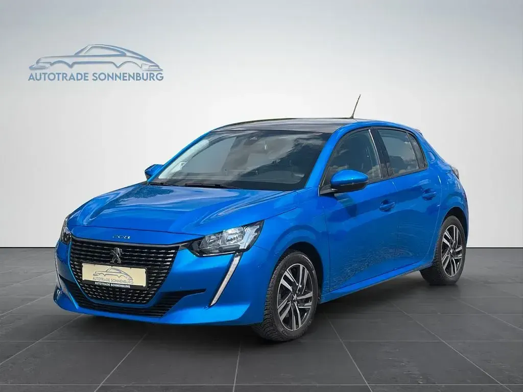 Gebraucht Peugeot 208 Allure 101 PS (74 kW) 2019 Blau Kleinwagen