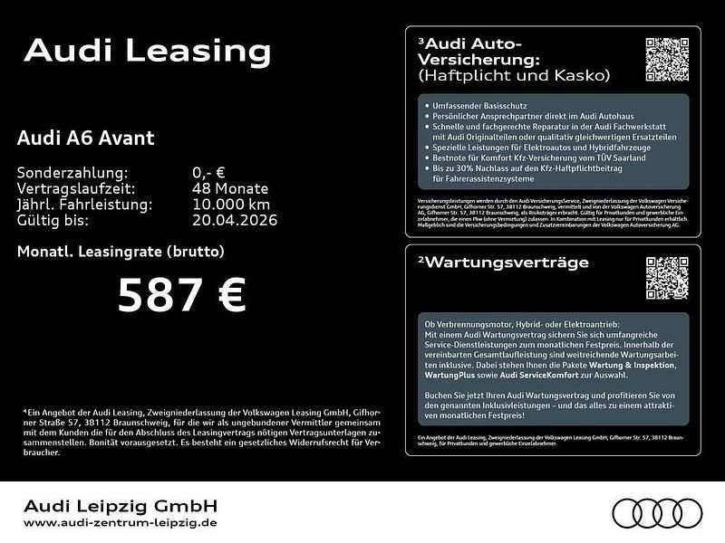 Gebraucht Audi A6 S-Line 245 PS (180 kW) 2025 Blau Kombi