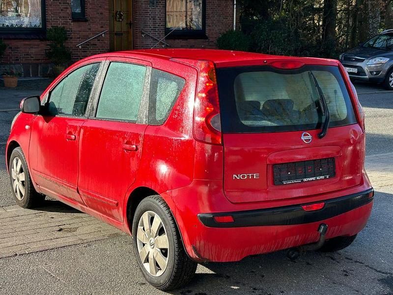 Gebraucht Nissan Note Acenta 88 PS (64 kW) 2007 Rot Kleinwagen