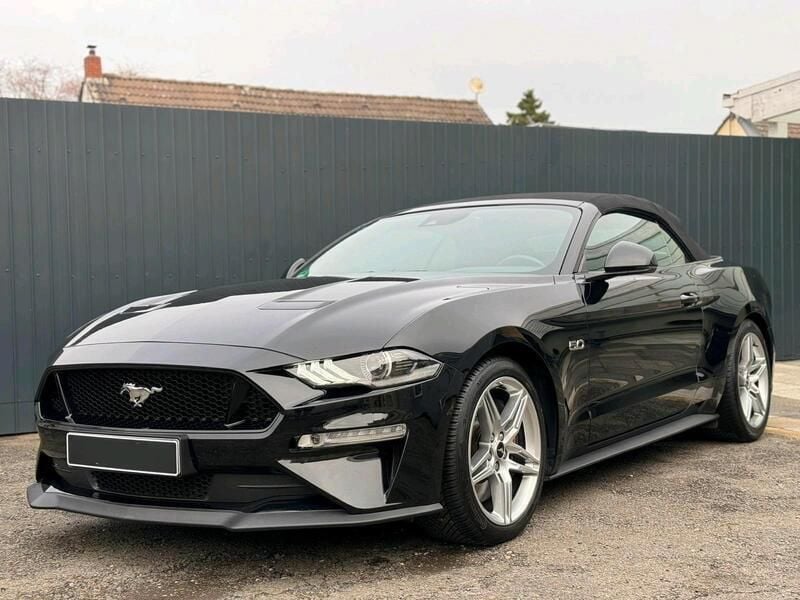 Schwarz Gebraucht 2018 Ford Mustang GT Premium Cabrio | 41.900 € (Teuer) - Bild 1/4