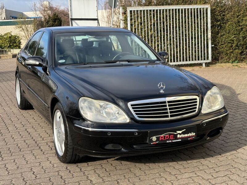 Schwarz Gebraucht 2002 Mercedes S320 Limousine | 9.999 € (Teuer) - Bild 1/4