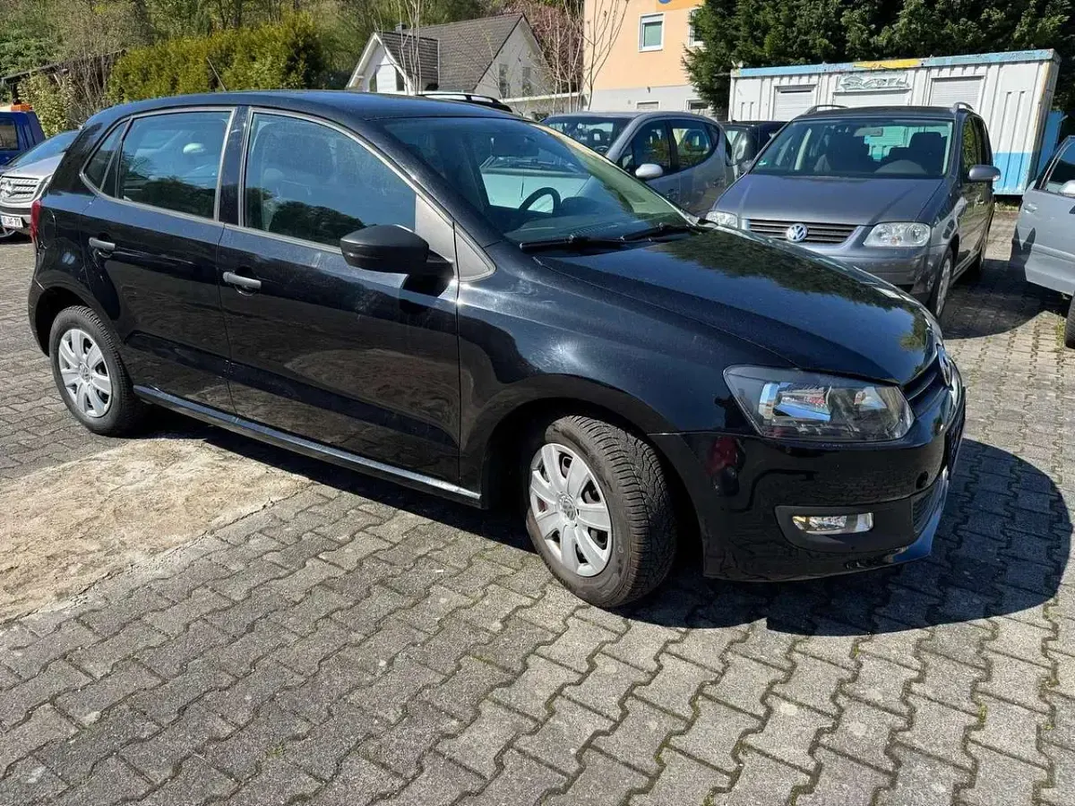 Gebraucht VW Polo Trendline 60 PS (44 kW) 2011 Schwarz Kleinwagen