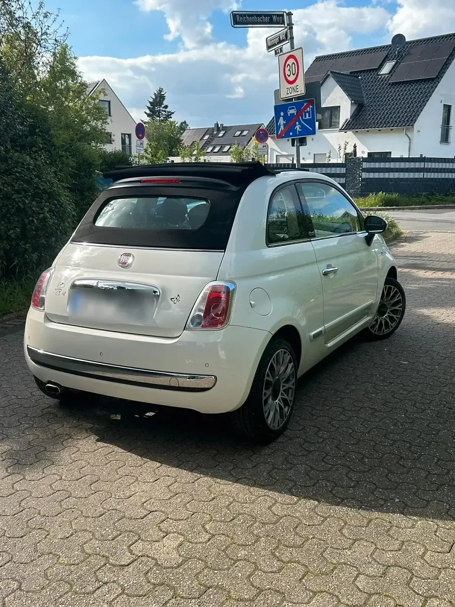 Gebraucht Fiat 500 69 PS (50 kW) 2013 Weiß Cabrio