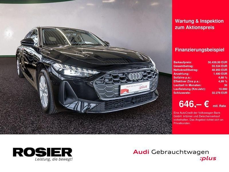 Schwarz / mythosschwarz Gebraucht 2025 Audi A5 Basis Kombi | 49.990 € (Fairer Preis) - Bild 1/4