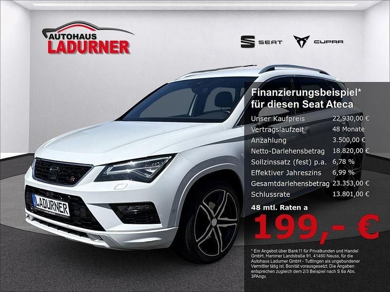 Weiss Gebraucht 2018 Seat Ateca 4Drive SUV | 22.930 € (Etwas zu teuer) - Bild 1/4