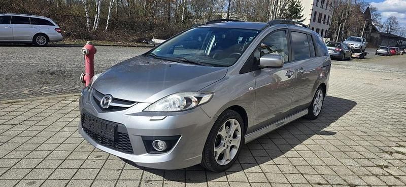 Gebraucht Mazda 5 Active Plus 143 PS (105 kW) 2009 Silber Van / Kleinbus