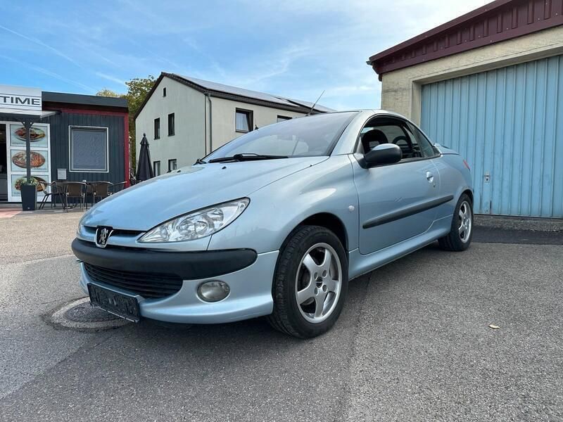 Silber Gebraucht 2003 Peugeot 206 CC Cabrio | 650 € (Superpreis) - Bild 1/4