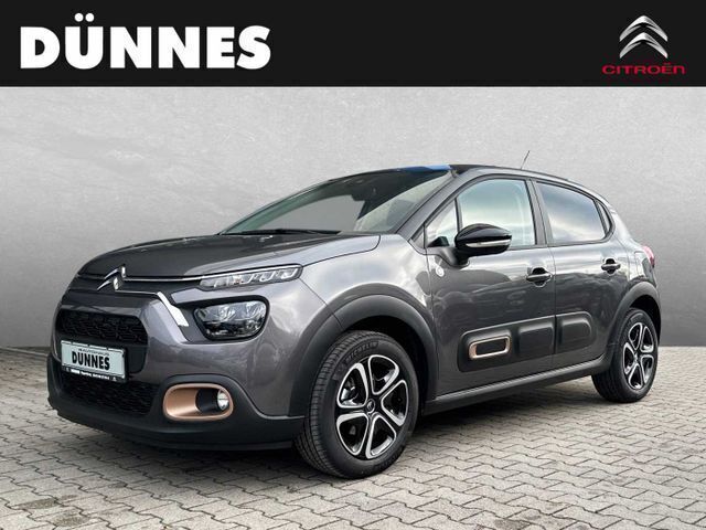 Grau (platinumgrau) Gebraucht 2023 Citroën C3 PureTech Kleinwagen | 16.620 € (Etwas zu teuer) - Bild 1/4