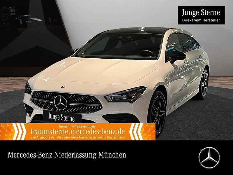 Weiß Gebraucht 2022 Mercedes CLA250e Shooting Brake AMG Kombi | 33.890 € (Teuer) - Bild 1/3