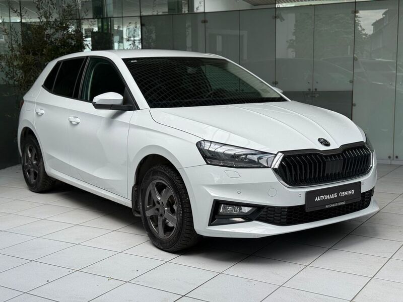 Moonweiss metallic Gebraucht 2024 Skoda Fabia Style Limousine | 19.990 € (Guter Preis) - Bild 1/4