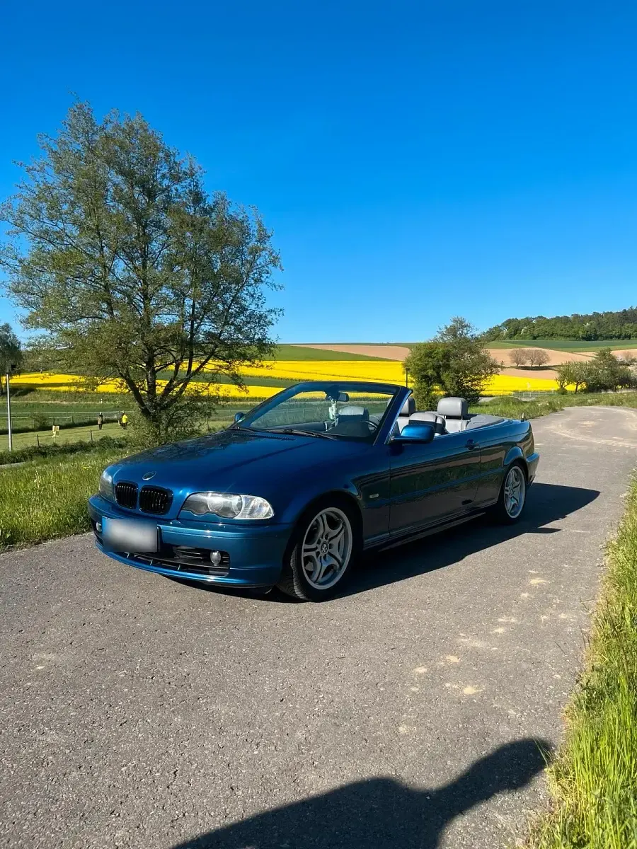 Gebraucht BMW 323 Cabriolet 170 PS (125 kW) 2000 Blau Cabrio