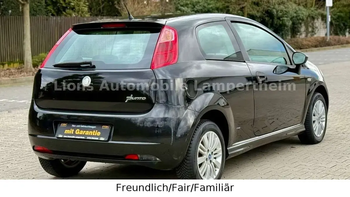 Gebraucht Fiat Grande Punto Active 77 PS (56 kW) 2007 Schwarz Kleinwagen
