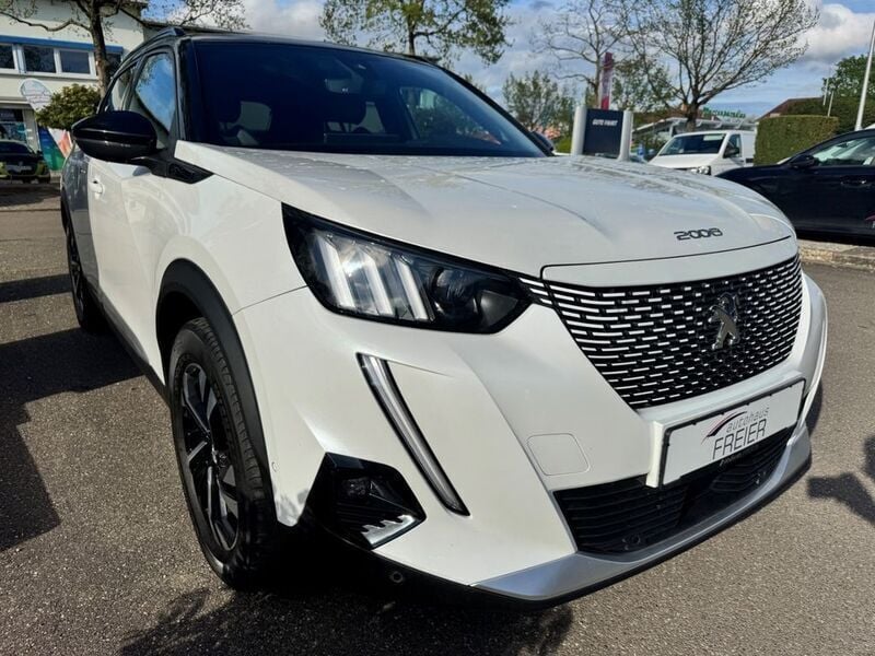 Lack weiss perlglänzend/typ au Gebraucht 2020 Peugeot e-2008 GT-line SUV | 15.490 € (Fairer Preis) - Bild 1/4