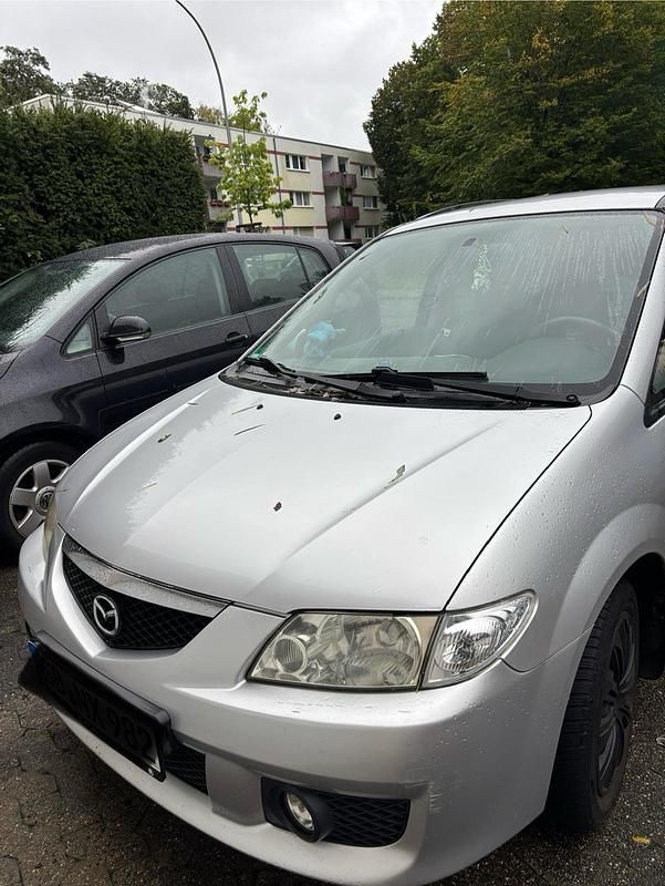 Silber Gebraucht 2003 Mazda Premacy Comfort Van / Kleinbus | 1.000 € (Guter Preis) - Bild 1/4