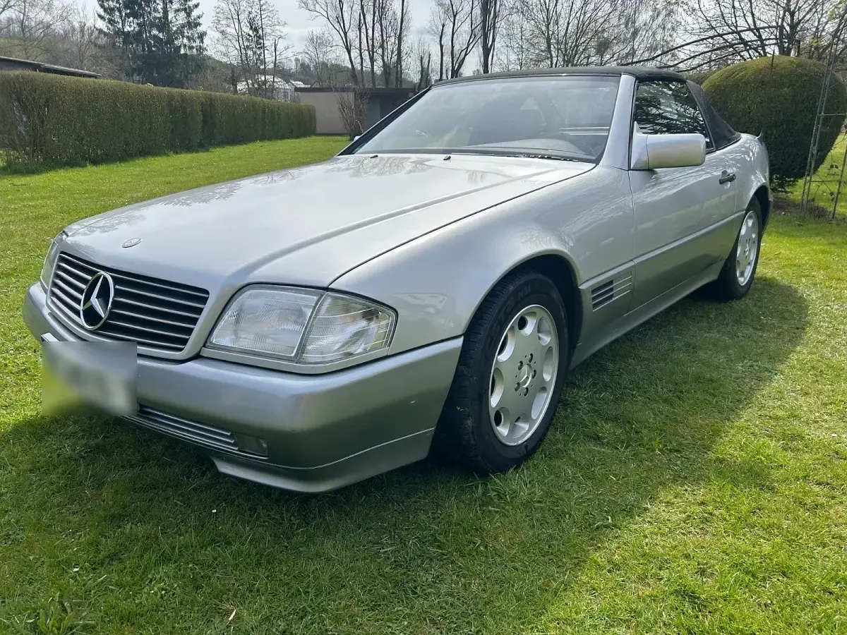 Gebraucht Mercedes SL320 231 PS (169 kW) 1993 Silber Cabrio