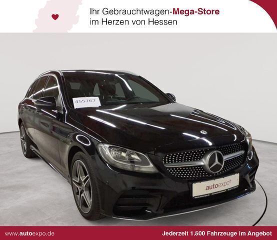 Schwarz Gebraucht 2020 Mercedes C300e AMG line Kombi | 23.090 € (Guter Preis) - Bild 1/4