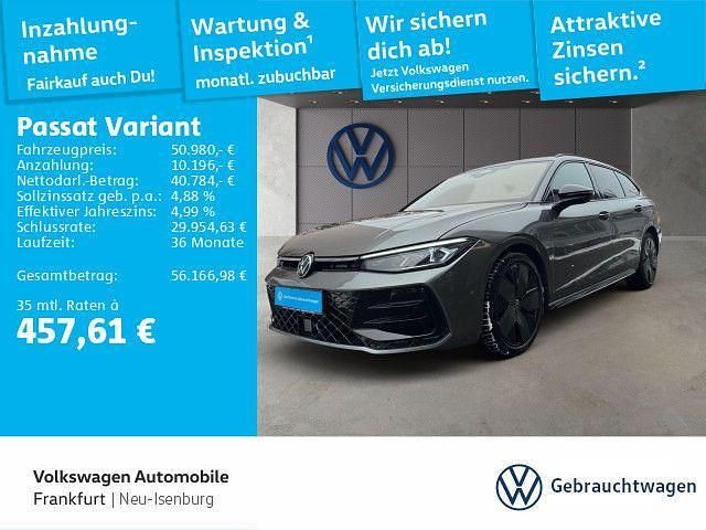 Diabasgrau metallic/grenadills Gebraucht 2025 VW Passat R-line Kombi | 50.980 € - Bild 1/4