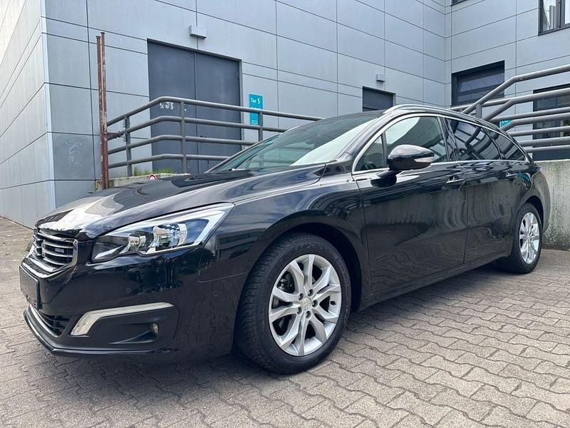 Schwarz Gebraucht 2015 Peugeot 508 Allure Kombi | 9.480 € - Bild 1/4