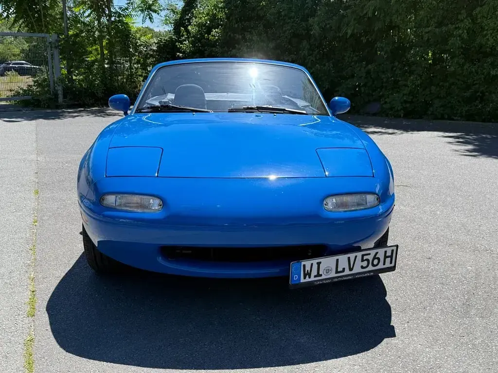Gebraucht Mazda MX5 117 PS (86 kW) 1992 Blau Cabrio