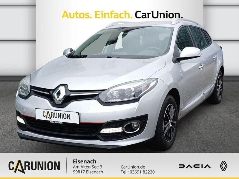 Platingrau metallic (grau) Gebraucht 2014 Renault Mégane III Business Limousine | 7.980 € (Fairer Preis) - Bild 1/4