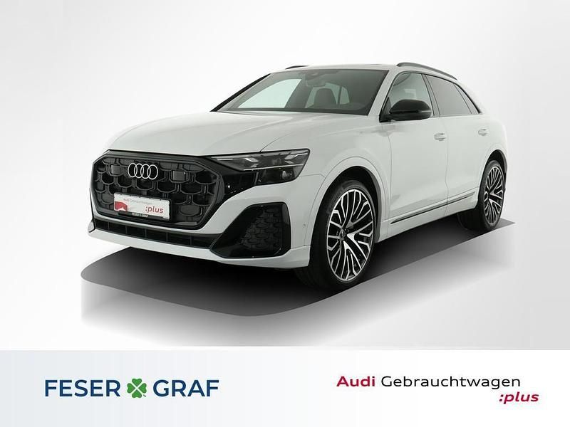 Gletscherweiß Gebraucht 2024 Audi Q8 S-Line SUV | 79.980 € (Teuer) - Bild 1/4