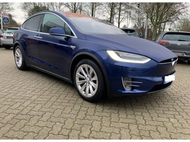 Gebraucht Tesla Model X 316 kW (430 PS) 2016 Blau metallic SUV