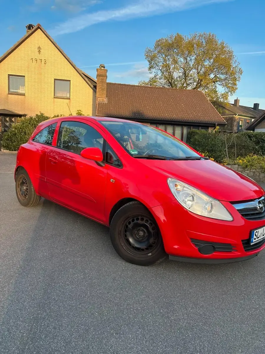 Używany Opel Corsa 80 KM (58 kW) 2007 Czerwony Hatchback
