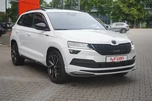 Gebraucht Skoda Karoq SportLine 190 PS (139 kW) 2020 Weiß SUV