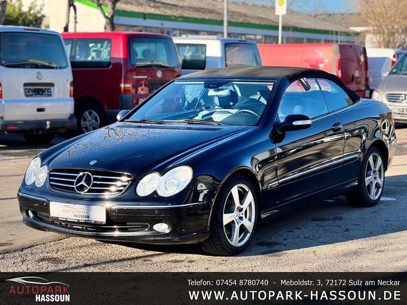 Gebraucht Mercedes CLK200 Avantgarde 163 PS (119 kW) 2004 Obsidianschwarz  lack Cabrio