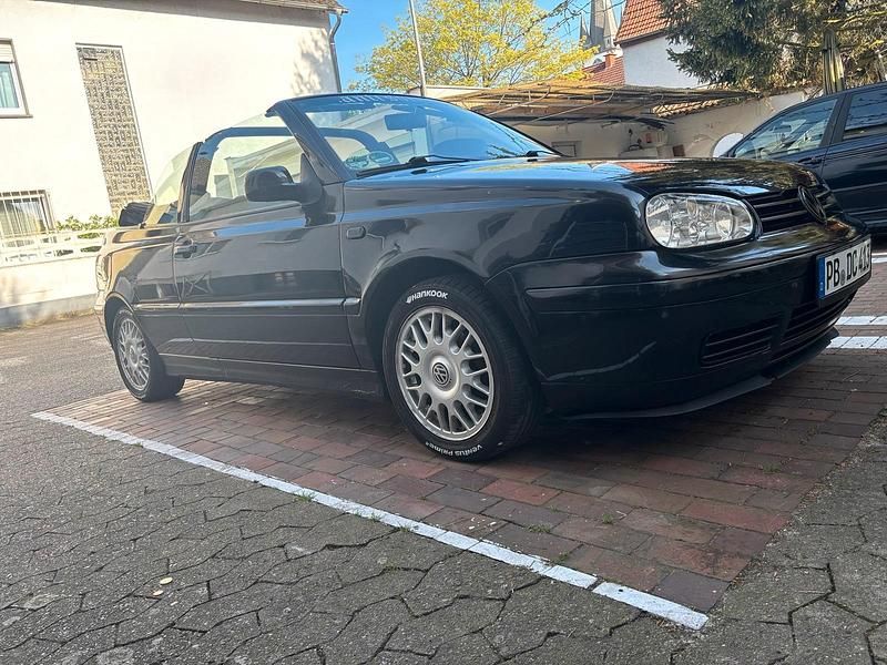 Schwarz Gebraucht 2000 VW Golf Cabriolet Cabrio | 1.500 € (Fairer Preis) - Bild 1/4