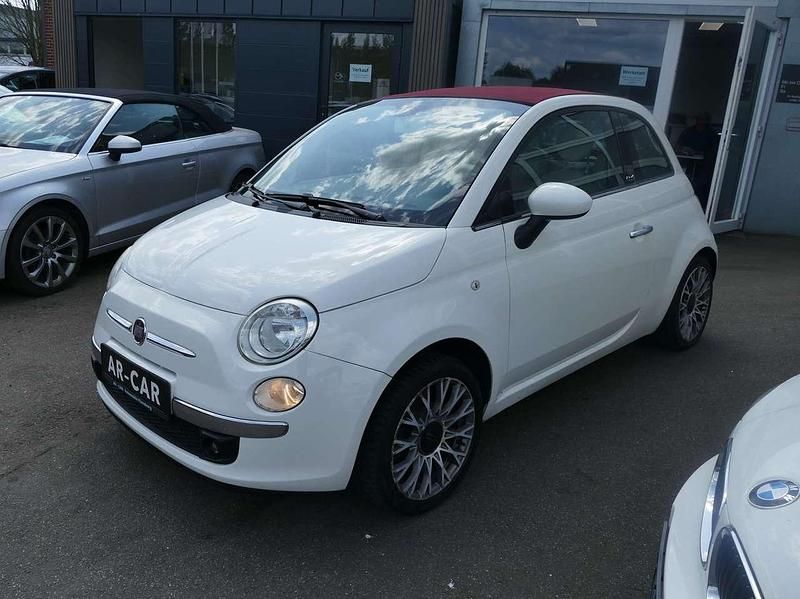 Weiß Gebraucht 2010 Fiat 500C Lounge Cabrio | 5.490 € - Bild 1/4