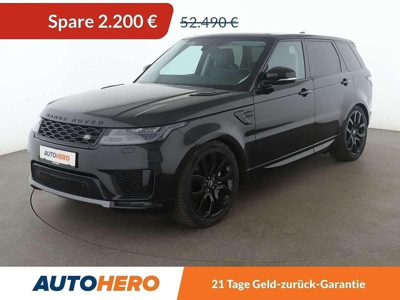 Santorini black Gebraucht 2021 Land Rover Range Rover Sport HSE SUV | 50.290 € (Superpreis) - Bild 1/3