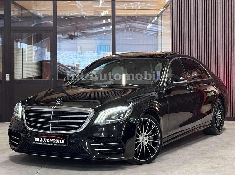 Obsidianschwarz metalliclack Gebraucht 2018 Mercedes S400 Limousine | 46.990 € - Bild 1/4