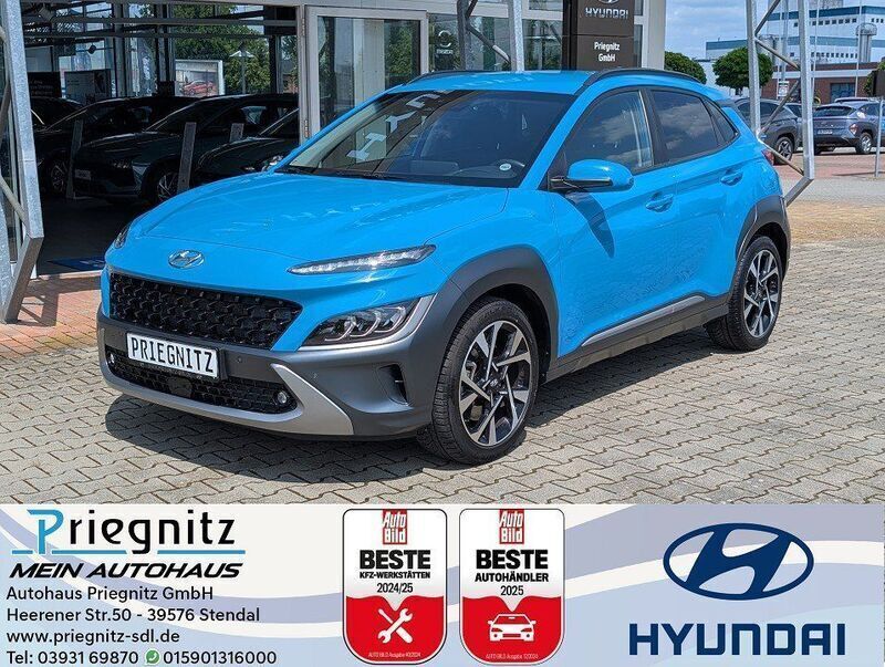 Blau Gebraucht 2022 Hyundai Kona Prime SUV | 21.990 € (Superpreis) - Bild 1/4