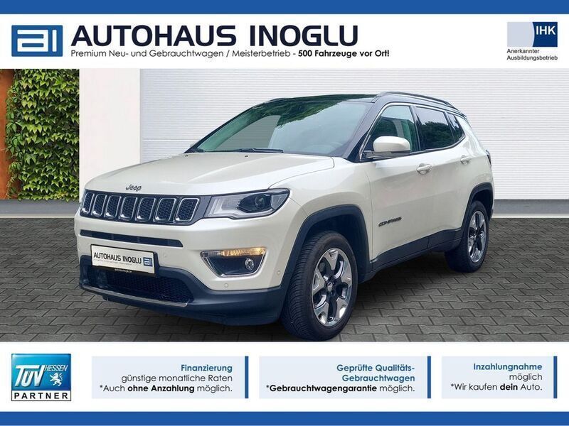Gebraucht Jeep Compass 170 PS (125 kW) 2019 Weiß pearl white tricoat SUV