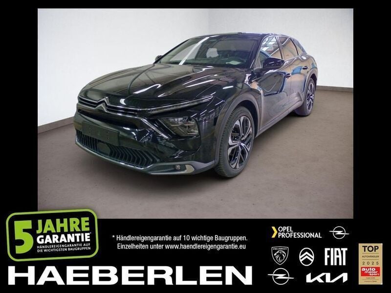 Lackierung schwarz perla nera/ Gebraucht 2024 Citroën C5 X PureTech Limousine | 19.850 € (Superpreis) - Bild 1/4