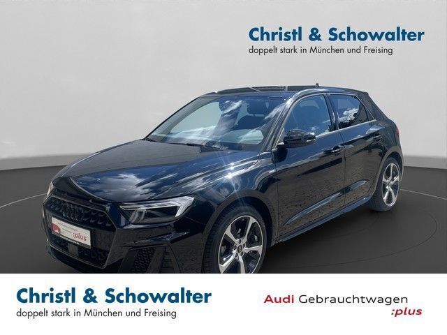 Mythosschwarz metallic Gebraucht 2024 Audi A1 Sportback S-Line Kleinwagen | 31.806 € (Fairer Preis) - Bild 1/4
