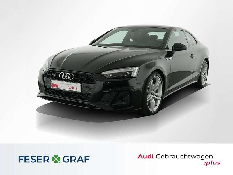 Mythosschwarz metallic Gebraucht 2021 Audi A5 Ambiente Coupé | 32.747 € (Fairer Preis) - Bild 1/4