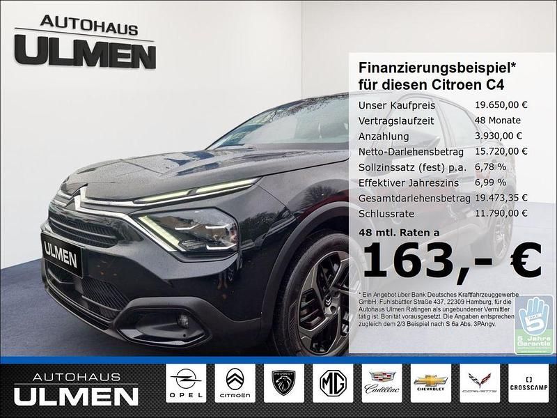 Gebraucht Citroën C4 Feel 131 PS (96 kW) 2023 Schwarz Limousine