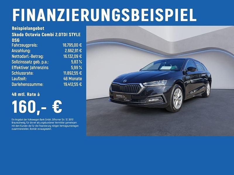 Gebraucht Skoda Octavia Style 150 PS (110 kW) 2022 Schwarz Kombi