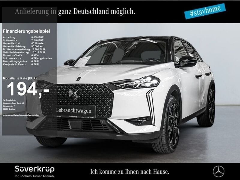 Weiß Gebraucht 2023 DS Automobiles DS3 Crossback E-Tense Opera SUV | 22.987 € (Superpreis) - Bild 1/3